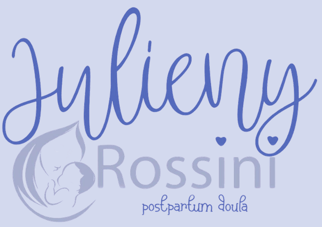 Julieny Rossini — postpartum doula logo